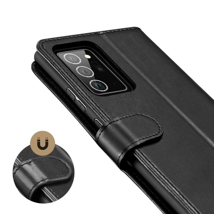 Dux Ducis - Dux Ducis Leather Fodral Till Samsung Galaxy Note 20 - Svart