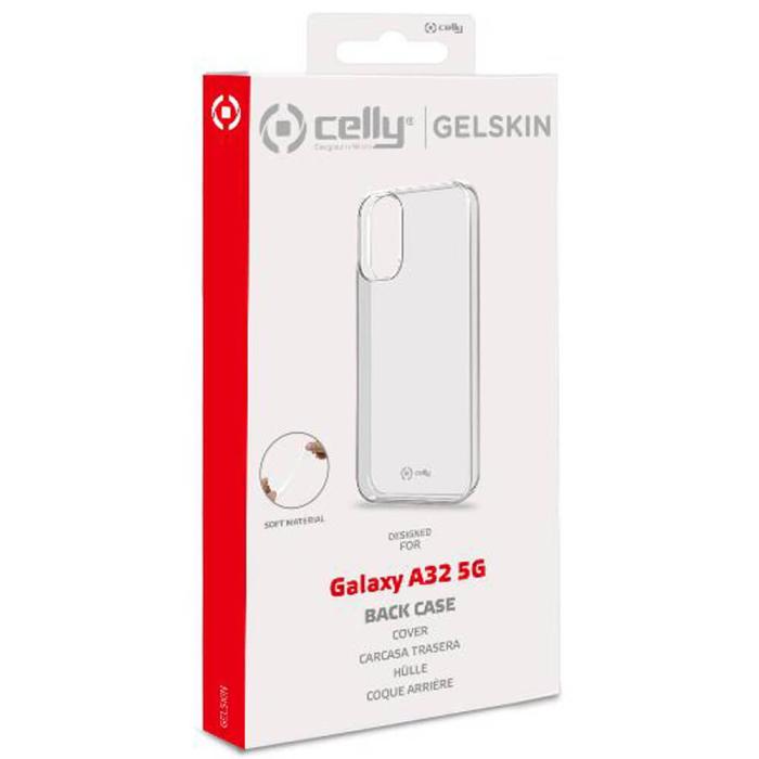 Celly - Celly Galaxy A32 5G Mobilskal Gelskin TPU - Transparent