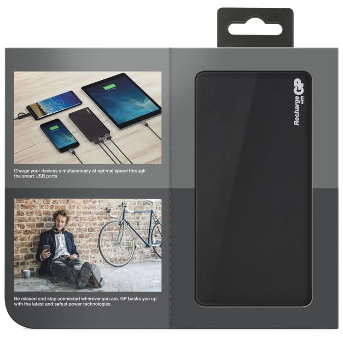 UTGATT5 - GP PowerBank Voyage 2.0 10000 Svart