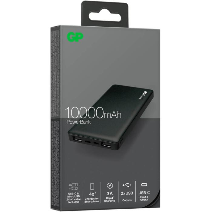 UTGATT5 - GP PowerBank Voyage 2.0 10000 Svart