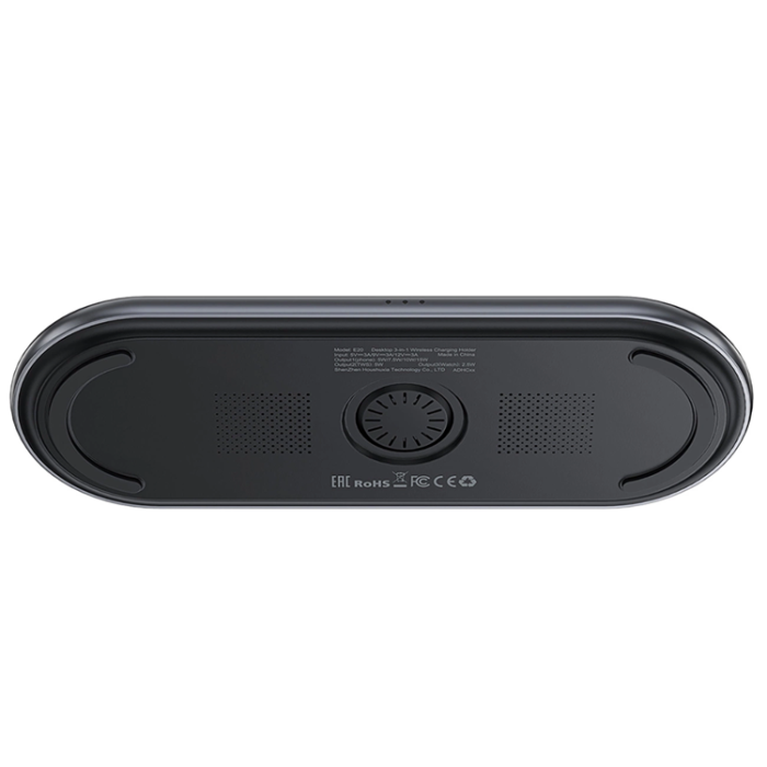 Acefast - Acefast 3-in-1 Trådlös Laddare Qi2 - Svart