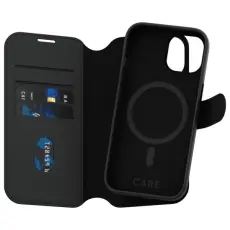 PanzerGlass - CARE PanzerGlass iPhone 15 Pl&aring;nboksfodral MagSafe Tango - Svart