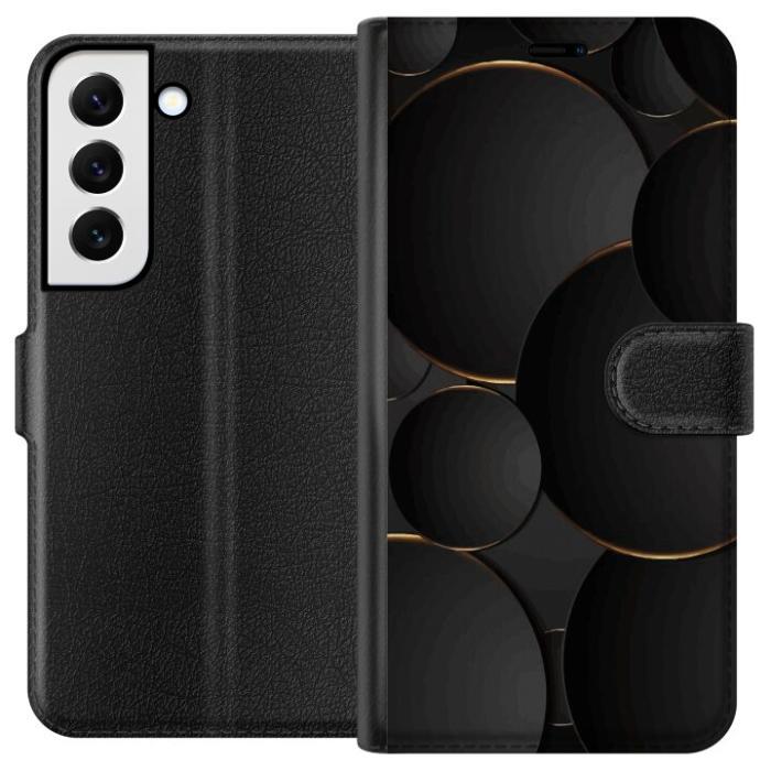 iSecrets - Plånboksfodral till Samsung Galaxy S22 5G med Lyxig Cirklar