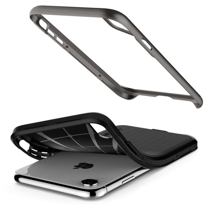 UTGATT5 - Spigen Neo Hybrid iPhone Xr Gunmetal