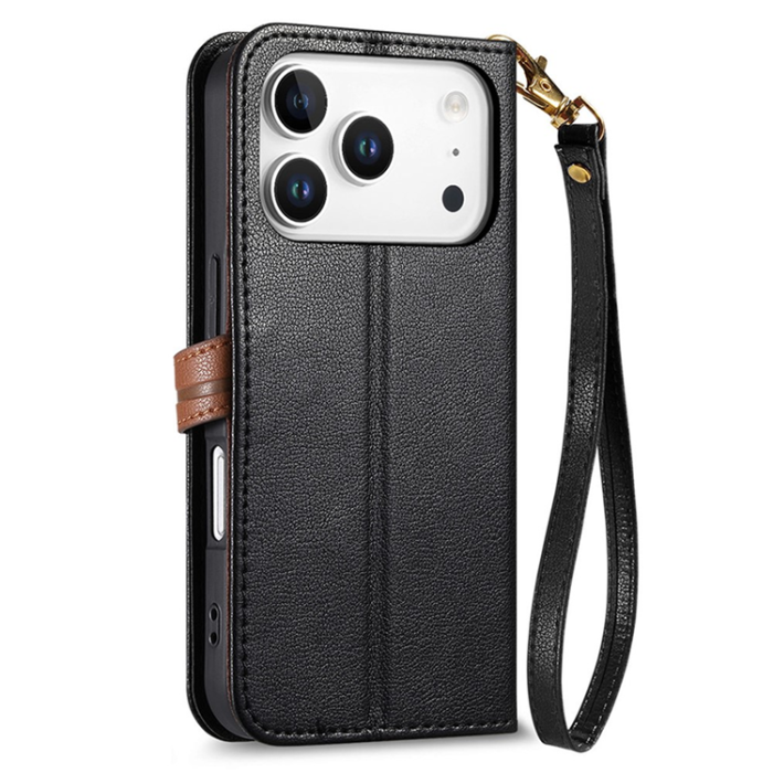 A-One Brand - iPhone 17 Pro Max Plånboksfodral Leaf Magnetiskt Spänne Konstläder