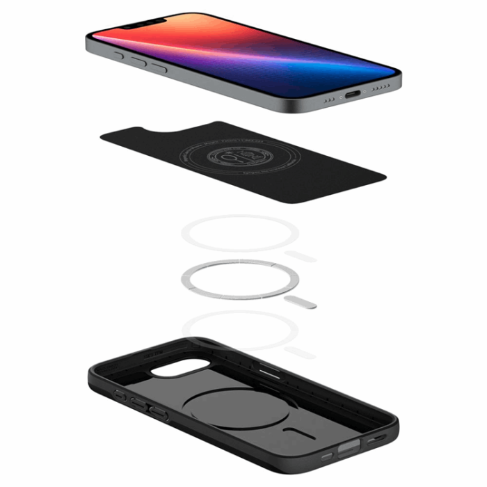 Spigen - Spigen iPhone 16e Mobilskal Magsafe Thin Fit - Svart