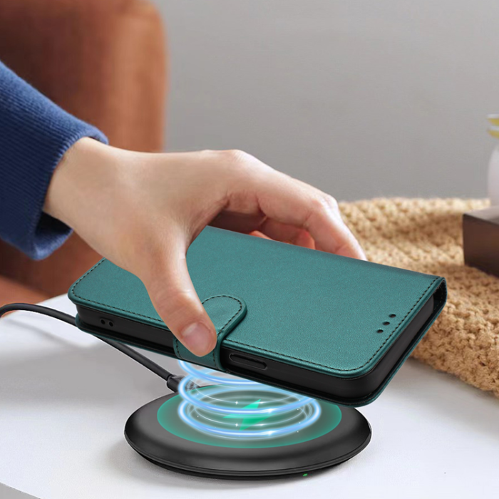 A-One Brand - OnePlus 15 5G Plånboksfodral Konstläder - Grön