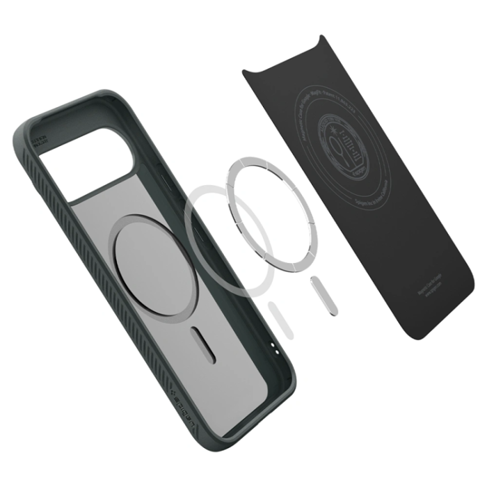 Spigen - Spigen Google Pixel 10 Pro XL Mobilskal Magsafe Liquid Air - Abyss Grön