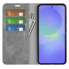 OEM - Samsung Galaxy A37 Fodral Konstl&auml;der - Gr&aring;