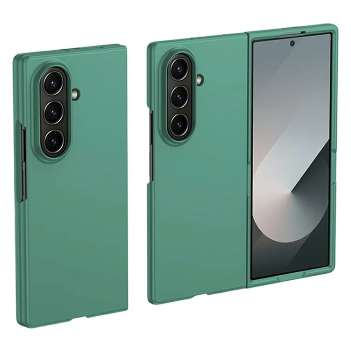 A-One Brand - Galaxy Z Fold 7 Mobilskal Skin Touch - Mörkgrön