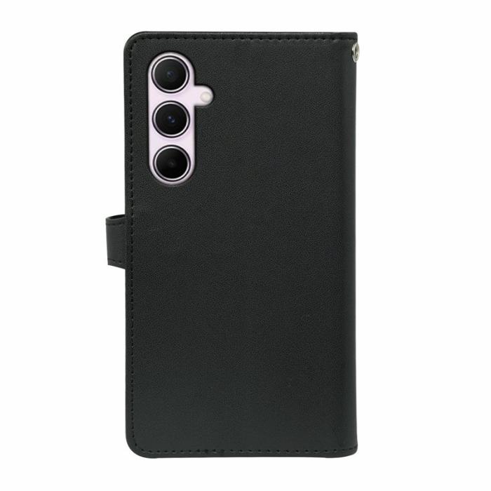 OEM - Samsung Galaxy A37 Plånboksfodral Konstläder Ställ - Svart