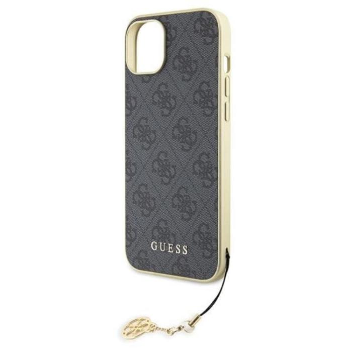 Guess - Guess iPhone 15 Plus Mobilskal Charms Collection - Grå