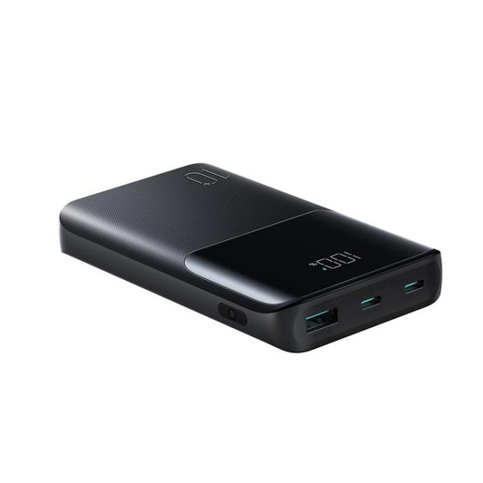 Joyroom - Joyroom Mini Powerbank 10000 mAh 22.5W med Display JR-QP191 - Svart