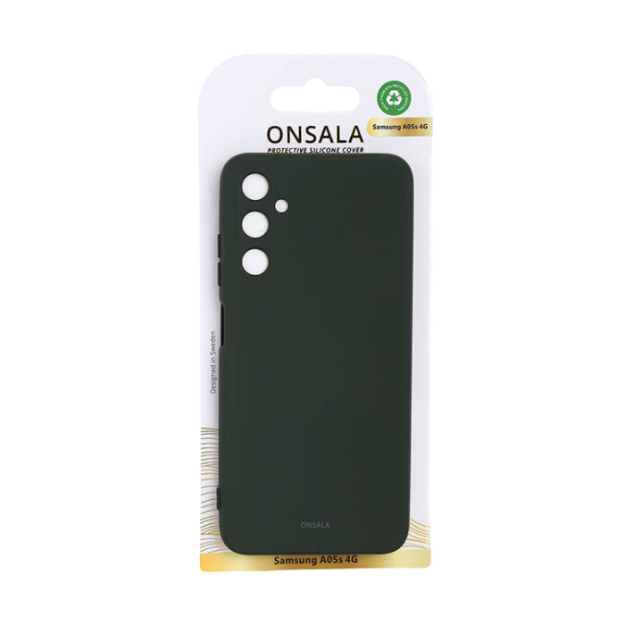 Onsala - Onsala Galaxy A05s 4G Mobilskal Silikonkänsla - Grön