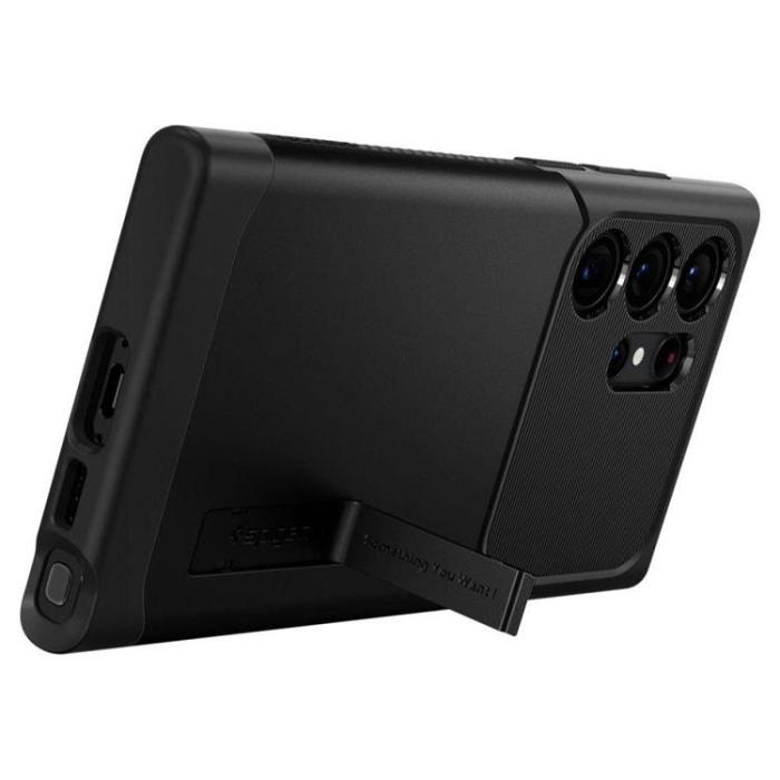 UTGATT - Spigen Galaxy S23 Ultra Skal Slim Armor - Svart