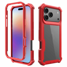A-One Brand - iPhone 17 Pro Max Mobilskal TPU + PC Shockproof - Röd