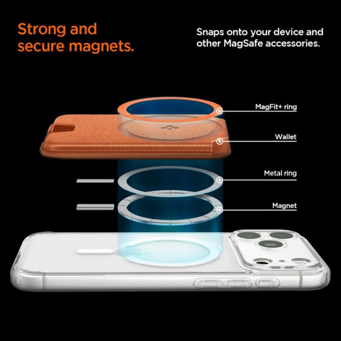 Spigen - Spigen Valentinus Magsafe Universal Magnetic Korthållare Magfit Plus - Orange