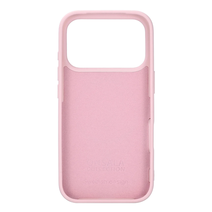 Onsala - ONSALA iPhone 17 Pro Mobilskal med Silikonkänsla - Krita Rosa