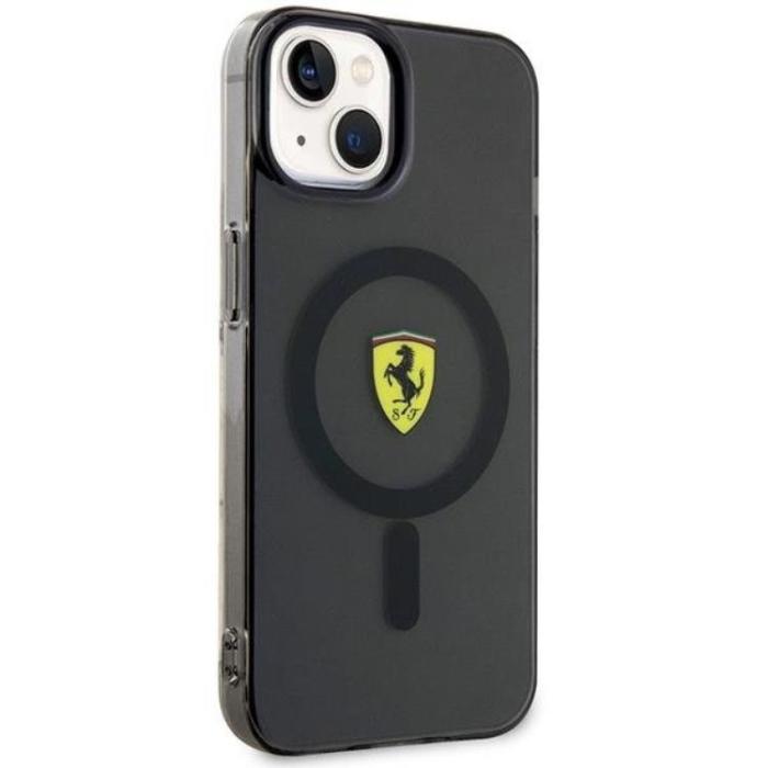 Ferrari - Ferrari iPhone 14 Mobilskal Magsafe Translucent - Svart