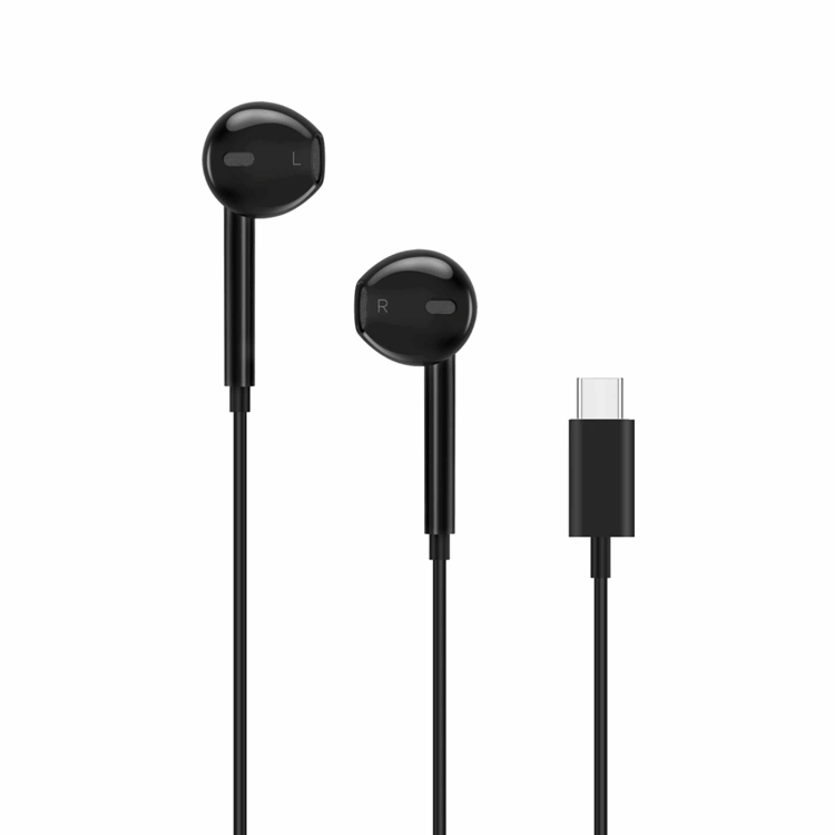 Tech-Protect In-Ear Typ-C Hörlurar Ultraboost Core - Svart | 505771 | AlltMobil