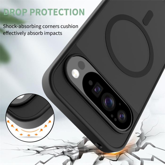 A-One Brand - Google Pixel 10 Pro XL Mobilskal MagSafe Skin Touch - Svart
