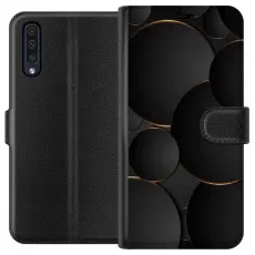 Gustaf - Pl&aring;nboksfodral till Samsung Galaxy A50 med Lyxig Cirklar