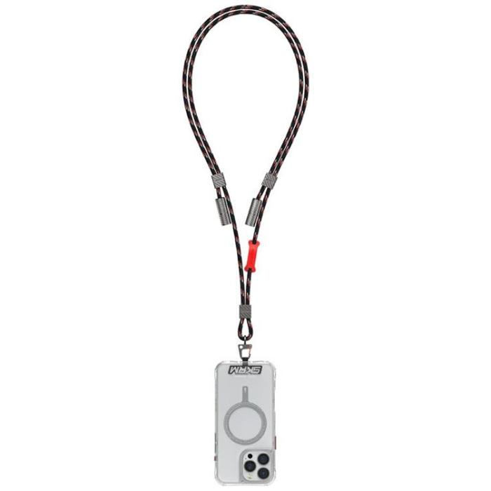 Skinarma - Skinarma 2in1 USB-C Till USB-C Kabel Lanyard Dyno Ve - Svart