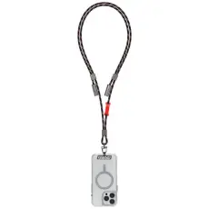 Skinarma - Skinarma 2in1 USB-C Till USB-C Kabel Lanyard Dyno Ve - Svart