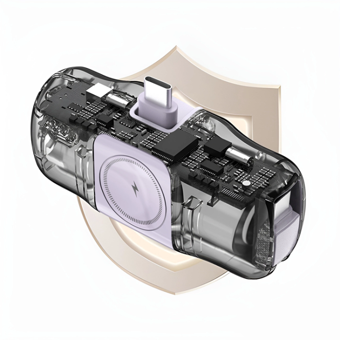 UTGATT - Wozinsky USB-C Mini Powerbank 15W 5000mAh - Lila