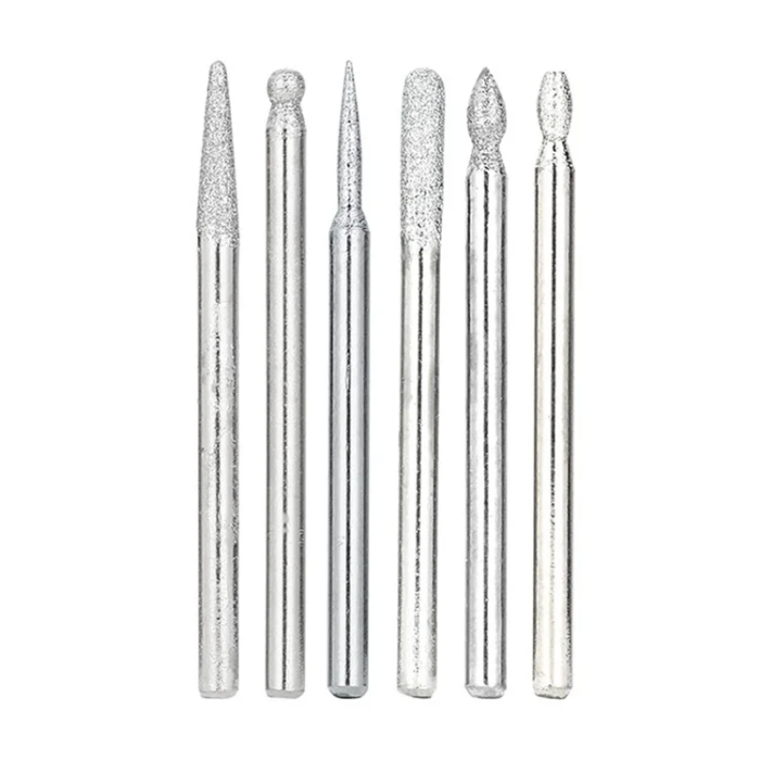OEM - [30-Pack] Nail Art-borr med 2.35 mm Skaftsliphuvudverktyg
