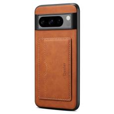 DENIOR - DENIOR Google Pixel 8 Pro Fodral Konstl&auml;der St&auml;ll - Brun
