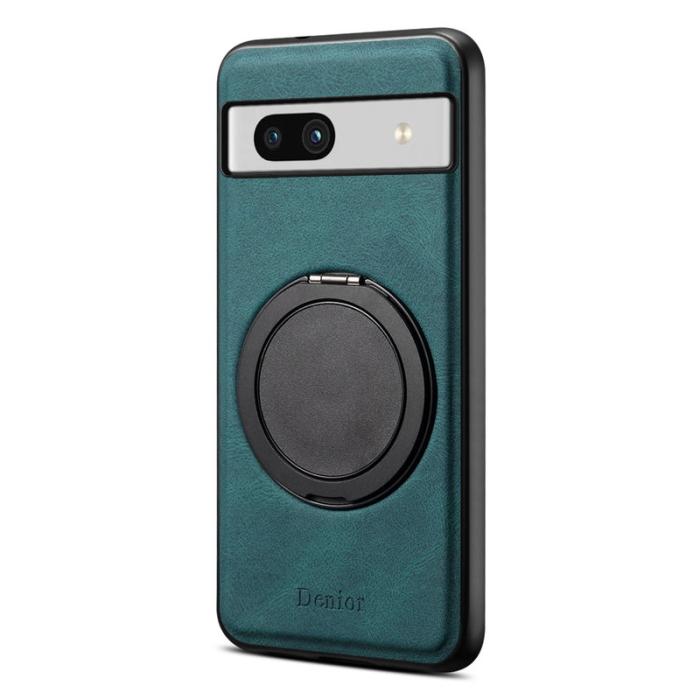DENIOR - DENIOR Google Pixel 7a Magnetiskt Fodral Konstläder - Blå