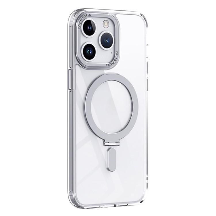 iPhone 15 Pro Max Mobilskal Magsafe Kickstand - Clear | 2353 | AlltMobil