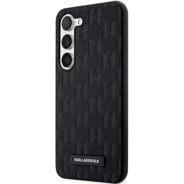KARL LAGERFELD - Karl Lagerfeld Galaxy S23 Plus Skal Saffiano Mono Metal Logo - Svart