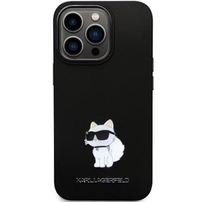 KARL LAGERFELD - KARL LAGERFELD iPhone 13 Pro Max Mobilskal Silikon C Metal Pin