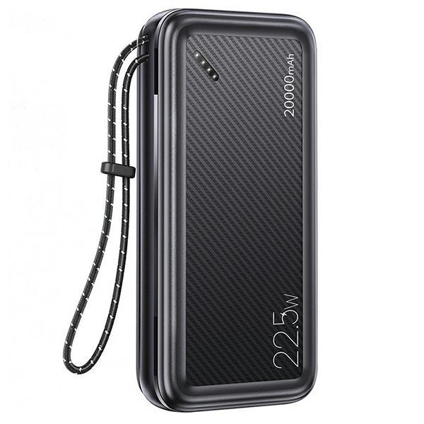 USAMS Powerbank 20000mAh 22.5W 2xUSB-A 1xUSB-C - Svart | 505295 | AlltMobil