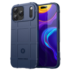 A-One Brand - iPhone 17 Pro Max Mobilskal Grid Design Soft TPU - Blå