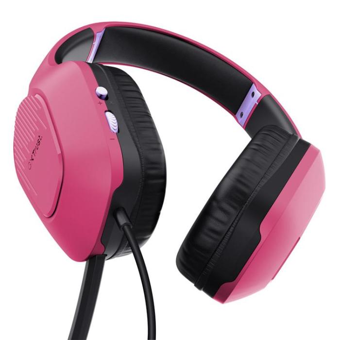 Trust - Trust GXT 415P Zirox Gamingheadset - Rosa