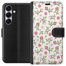 iSecrets - Pl&aring;nboksfodral till Samsung Galaxy S25 med Blommigt