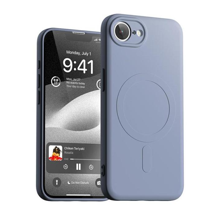 Mercury - Mercury iPhone 16e Mobilskal MagSafe Semi-Silikon - Lila