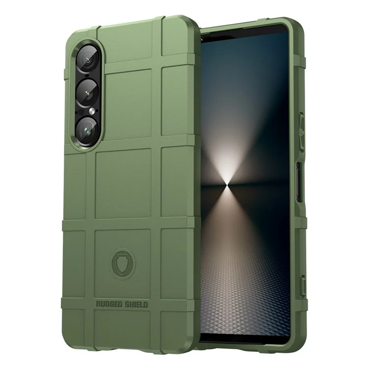 Sony Xperia 1 VII Mobilskal Grid Scratch-Proof - Grön | 2353 | AlltMobil