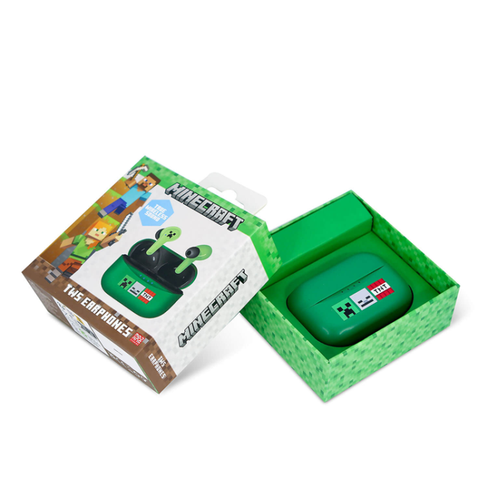 Minecraft - MINECRAFT TWS In-Ear Hörlurar - Grön