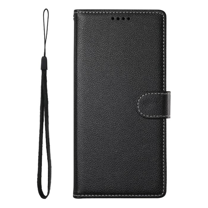 OEM - Plånboksfodral för Samsung Galaxy S26 Plus Magnetiskt Konstläder - Svart