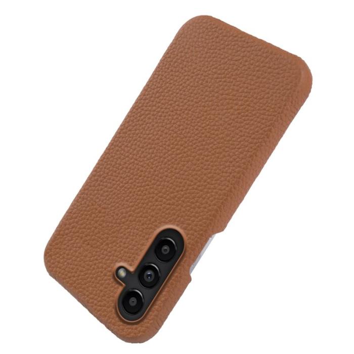 OEM - Mobilskal för Samsung Galaxy S26 Plus Magnetiskt Äkta läder + PC - Brun