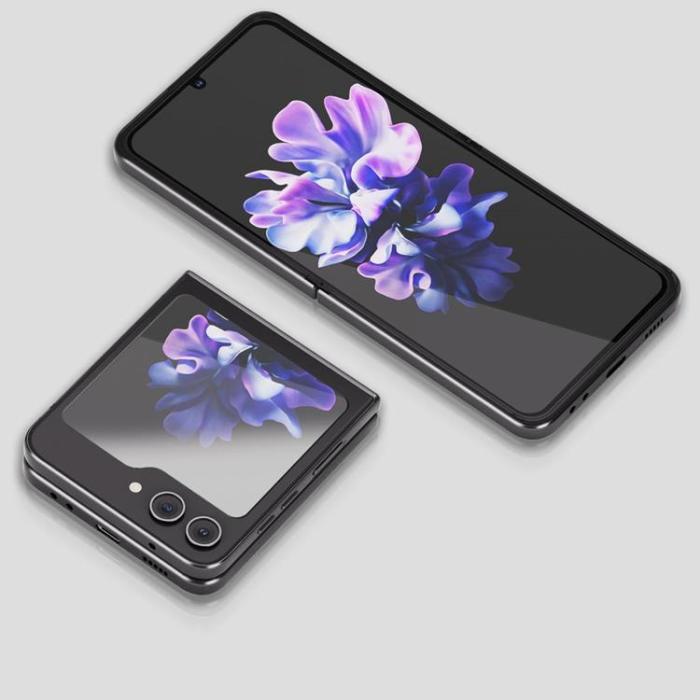Whitestone - [2-Set] Whitestone Galaxy Z Flip 5 Härdat Glas Skärmskydd