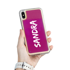 TheMobileStore - Neon Sand skal iPhone Xs Max - Violet