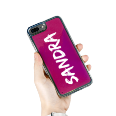 UTGATT5 - Neon Sand skal iPhone 7/8 Plus - Violet