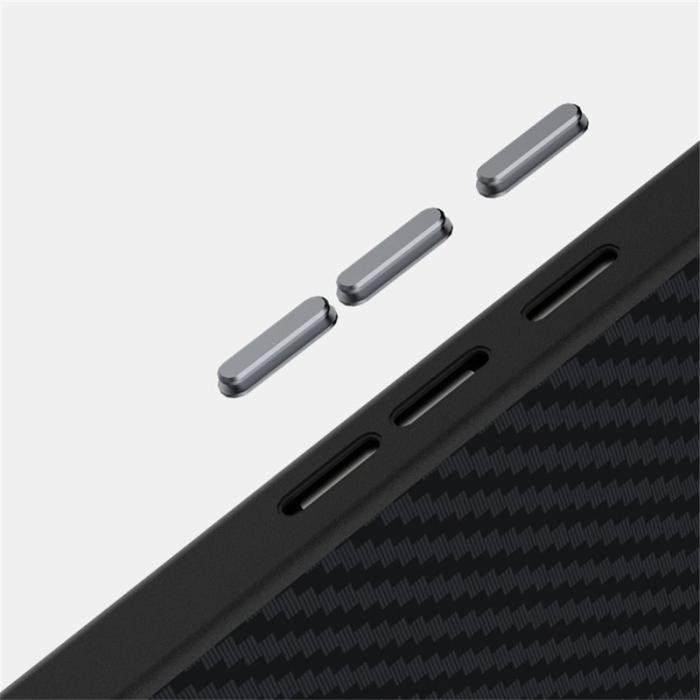 ABEEL - ABEEL Mobilskal till Google Pixel 10 Pro MagSafe Kolfiber Svart/Röd