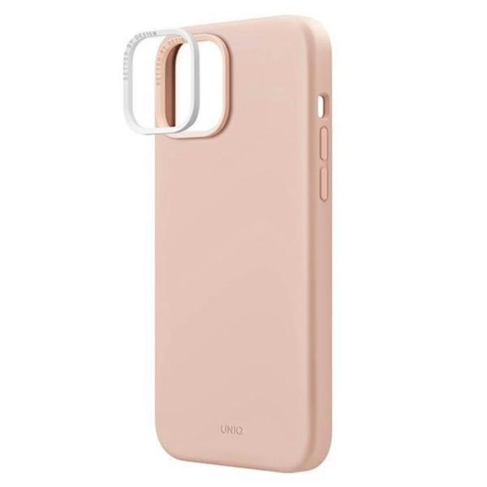UNIQ - Uniq iPhone 14 Plus Mobiskal Magsafe Lino Hue - Rosa
