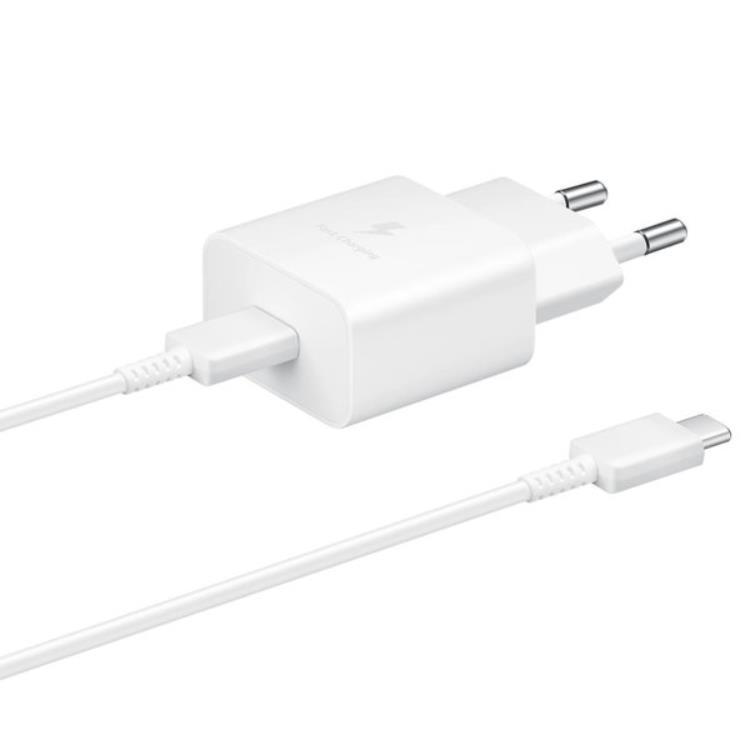 Samsung USB Väggladdare 15W USB-C Kabel - Vit | 505295 | AlltMobil